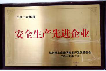 2016年度安全生产先进企业