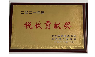2021税收贡献奖